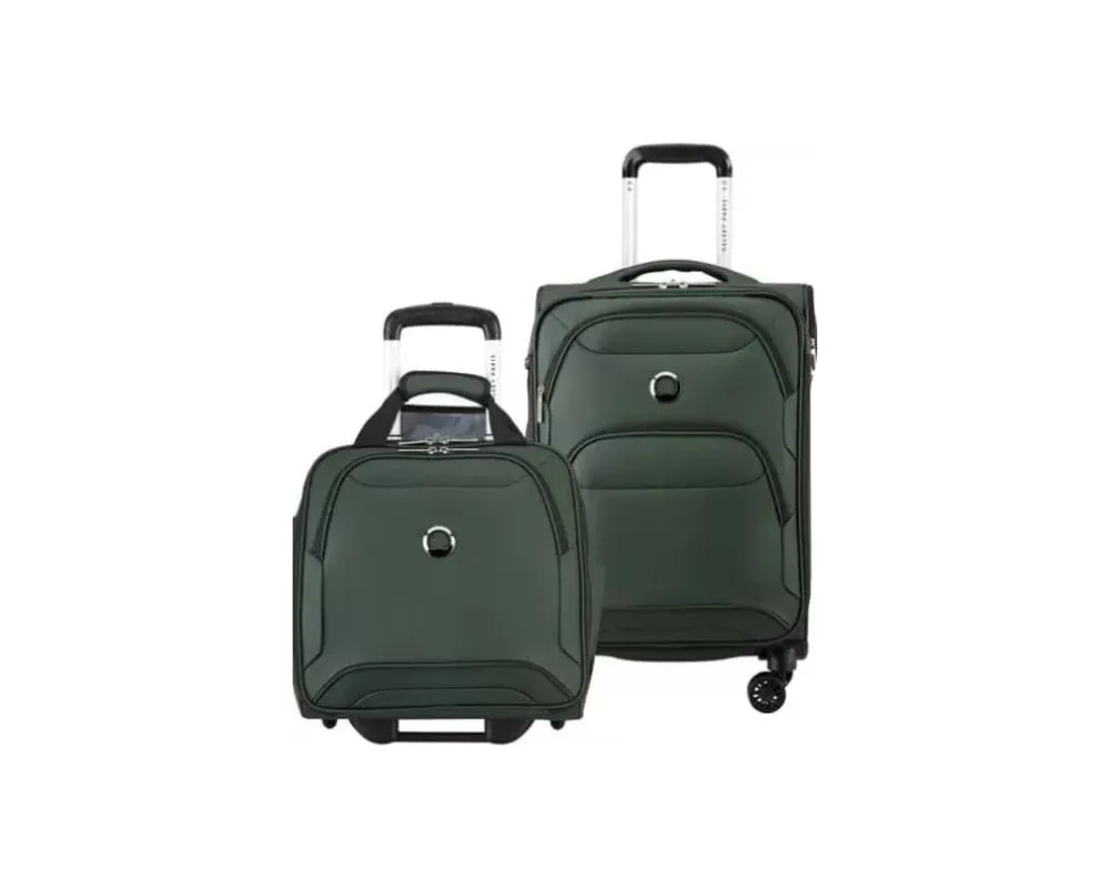 Delsey Storm Plus 2-piece Under Seater & Carry-On Set: Travel smarter, pack lighter
