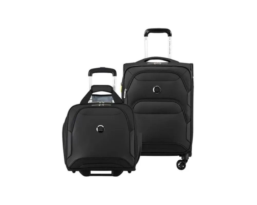 Delsey Storm Plus 2-piece Under Seater & Carry-On Set: Travel smarter, pack lighter