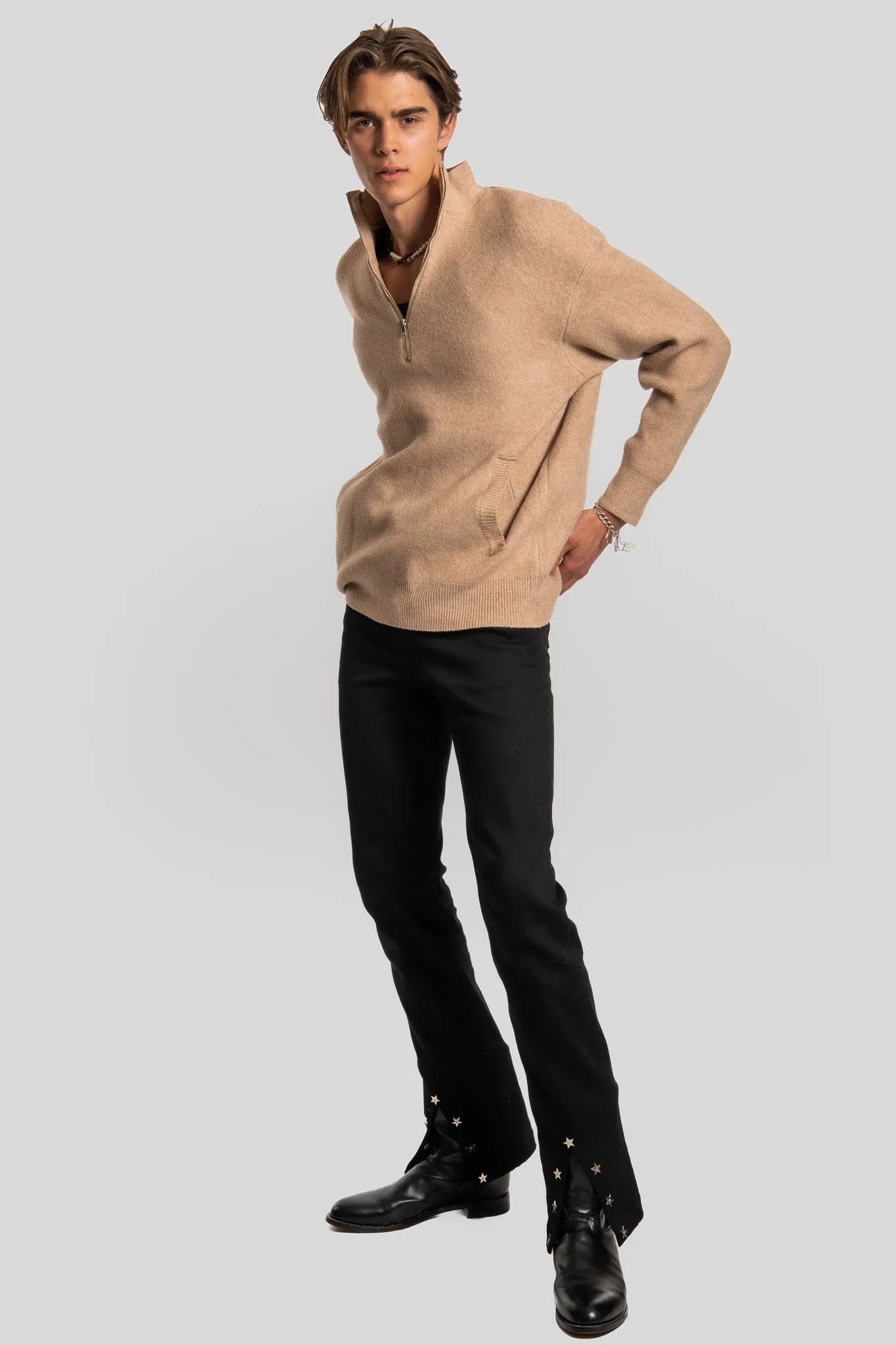 DESERT OASIS 1/4 ZIP PULLOVER SWEATER
