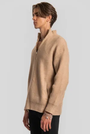 DESERT OASIS 1/4 ZIP PULLOVER SWEATER