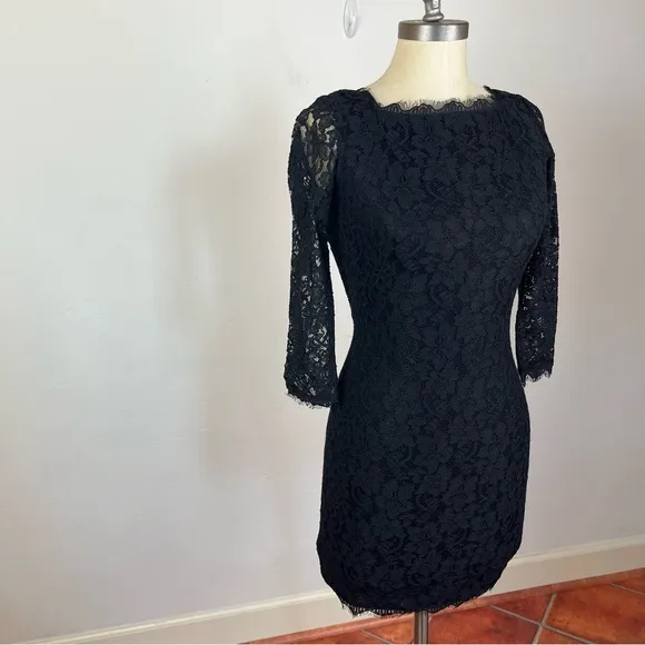 Diane Von Furstenberg Zarita Dress in Black
