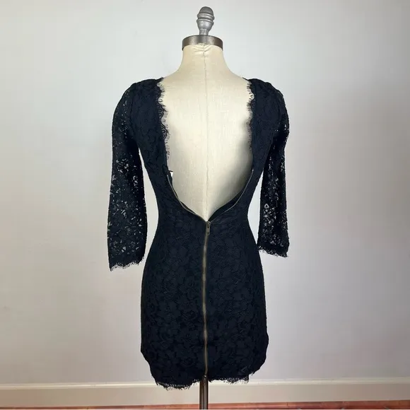 Diane Von Furstenberg Zarita Dress in Black