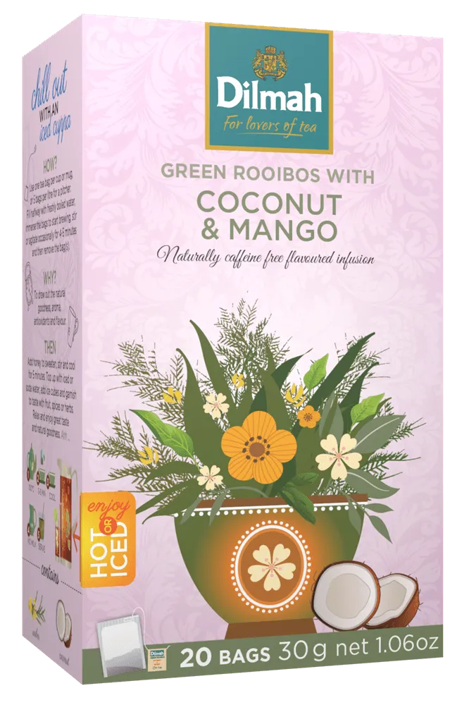 Dilmah Coconut & Mango Rooibos 20 Teabags