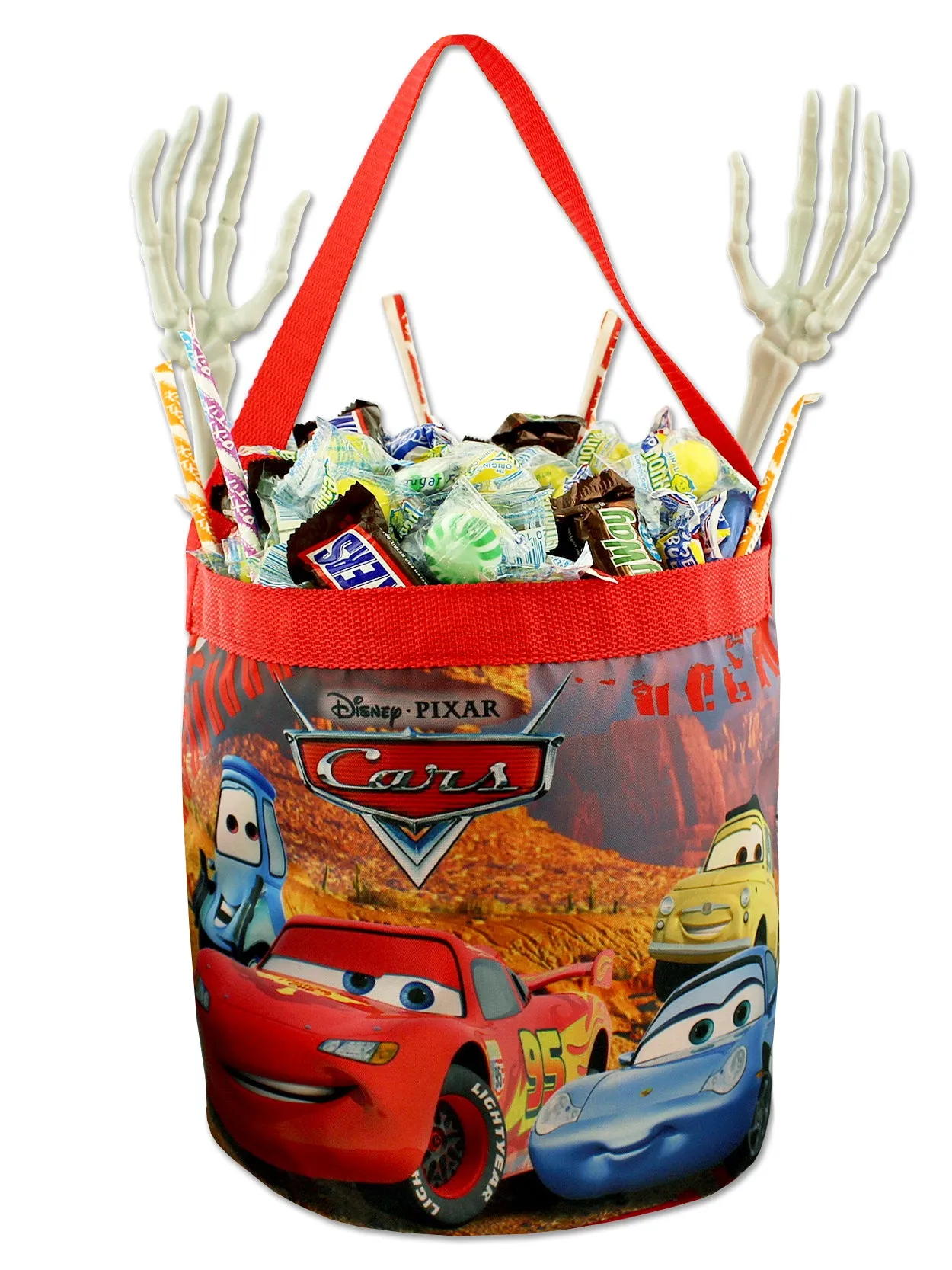 Disney Cars 3 Collapsible Bucket Tote Bag