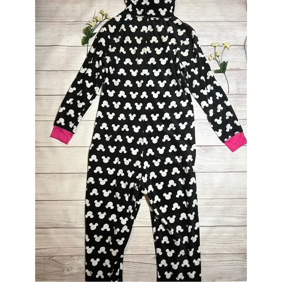 Disney Minnie Mouse Hooded Adult Pajama Onesie