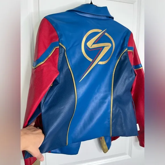 Disney Ms Marvel Faux Leather Jacket NWT Size Medium