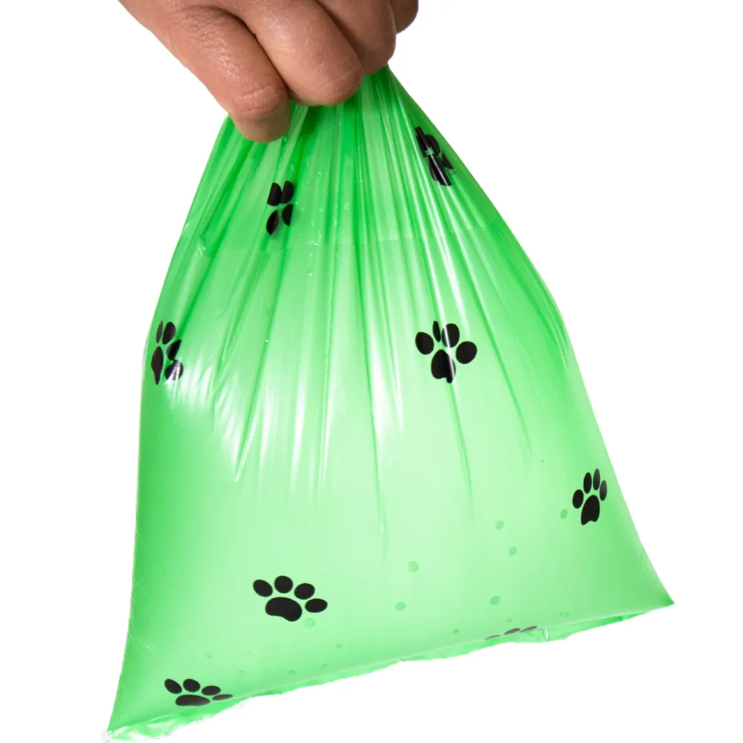 Dog Poop Bags, Eco Doggie Doo Bags [120 Bags / 8 Rolls]