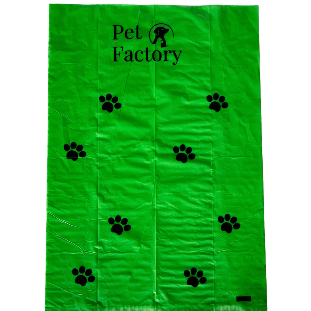 Dog Poop Bags, Eco Doggie Doo Bags [120 Bags / 8 Rolls]