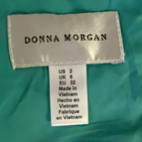 Donna Morgan Spaghetti String Straps Lacy Dress NWT siz 2