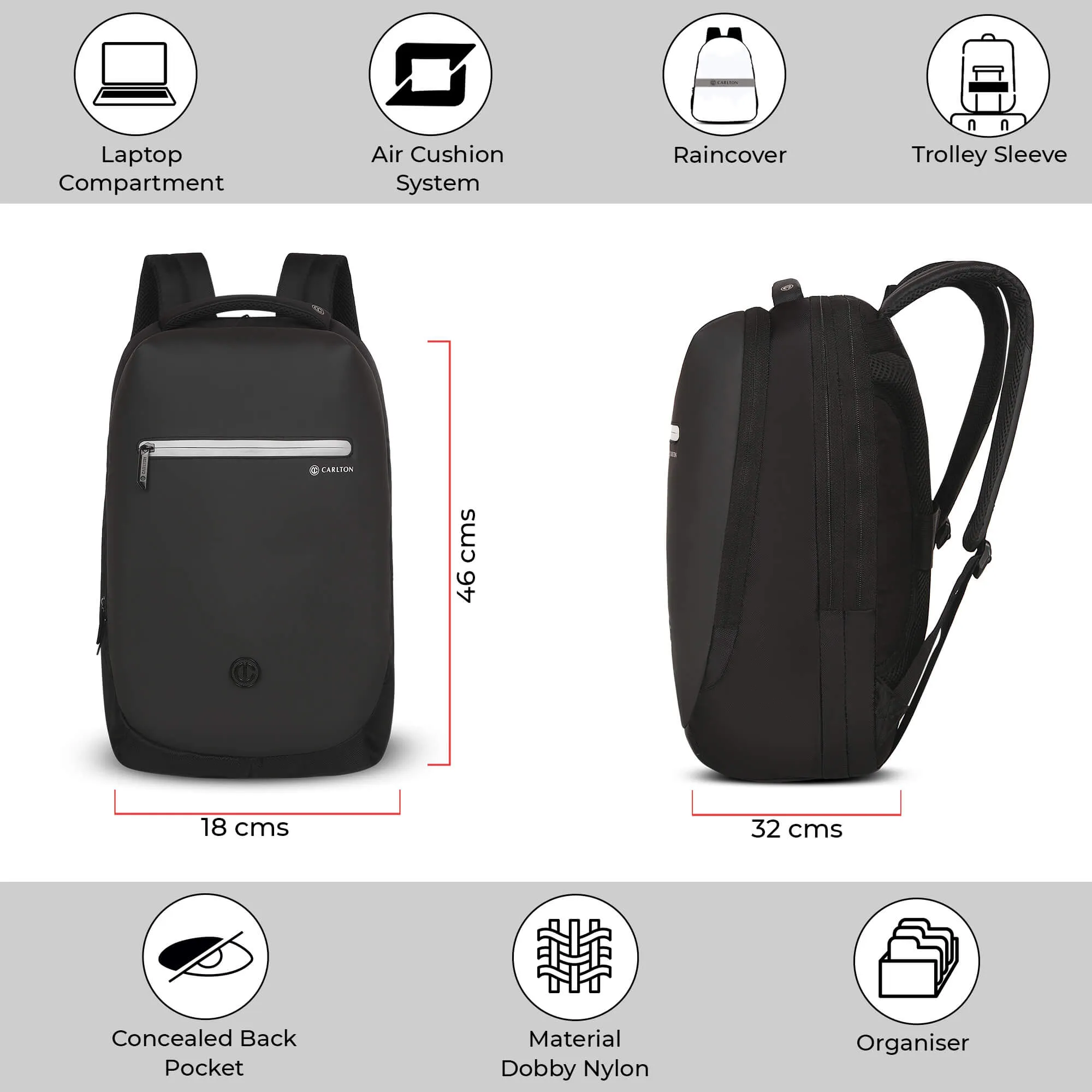 Dorset Laptop backpack