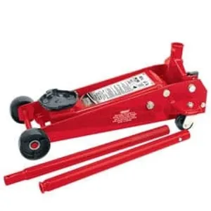 Draper Heavy Duty Garage Trolley Jack, 3 Tonne, Red Dr-60977