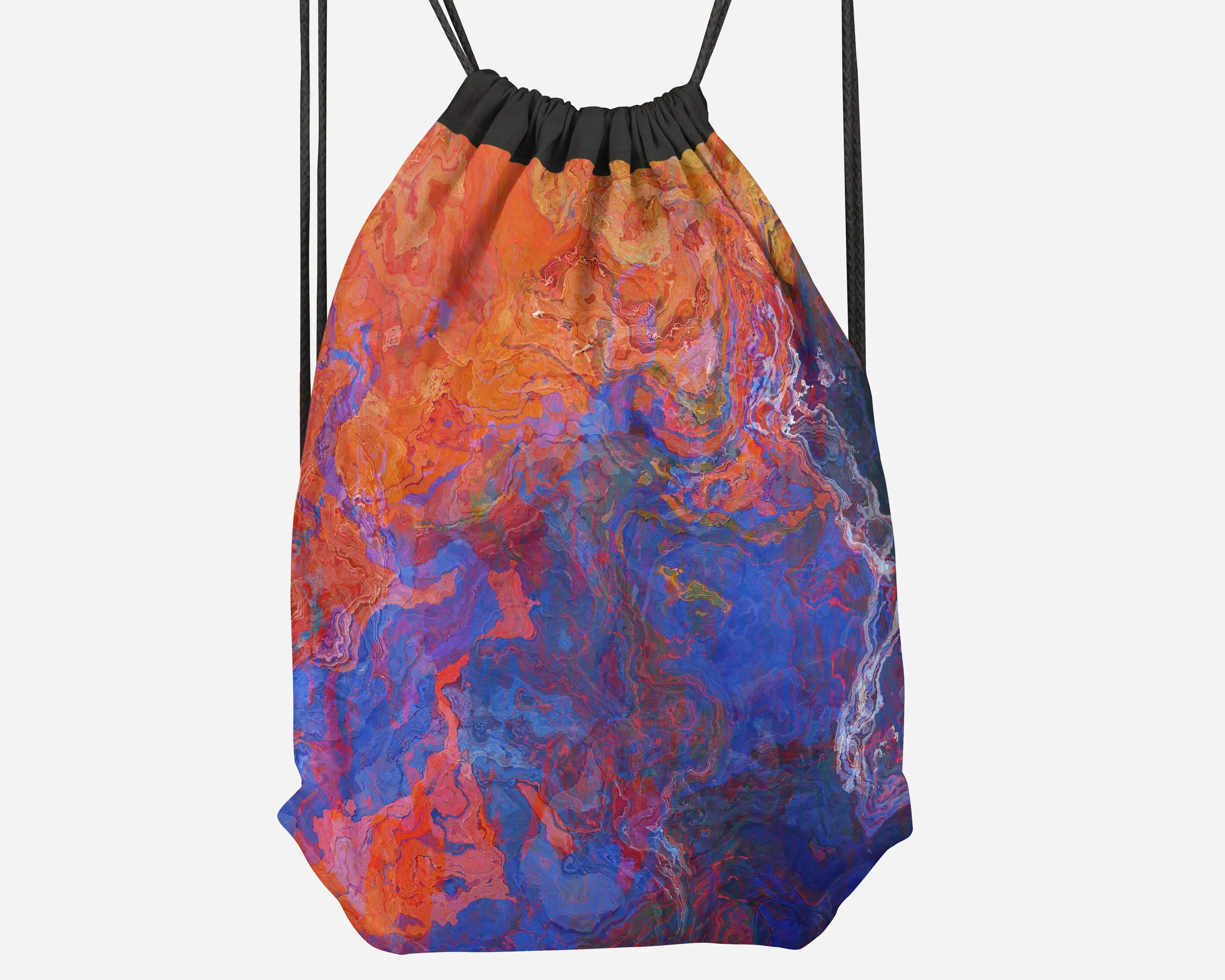 Drawstring Sling Bag, Shadow Canyon