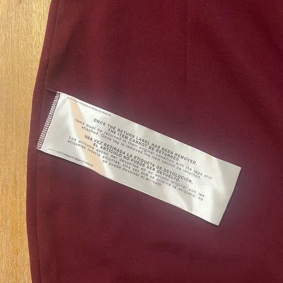 Dress the Population Vanessa Dress in Burgundy Size Medium