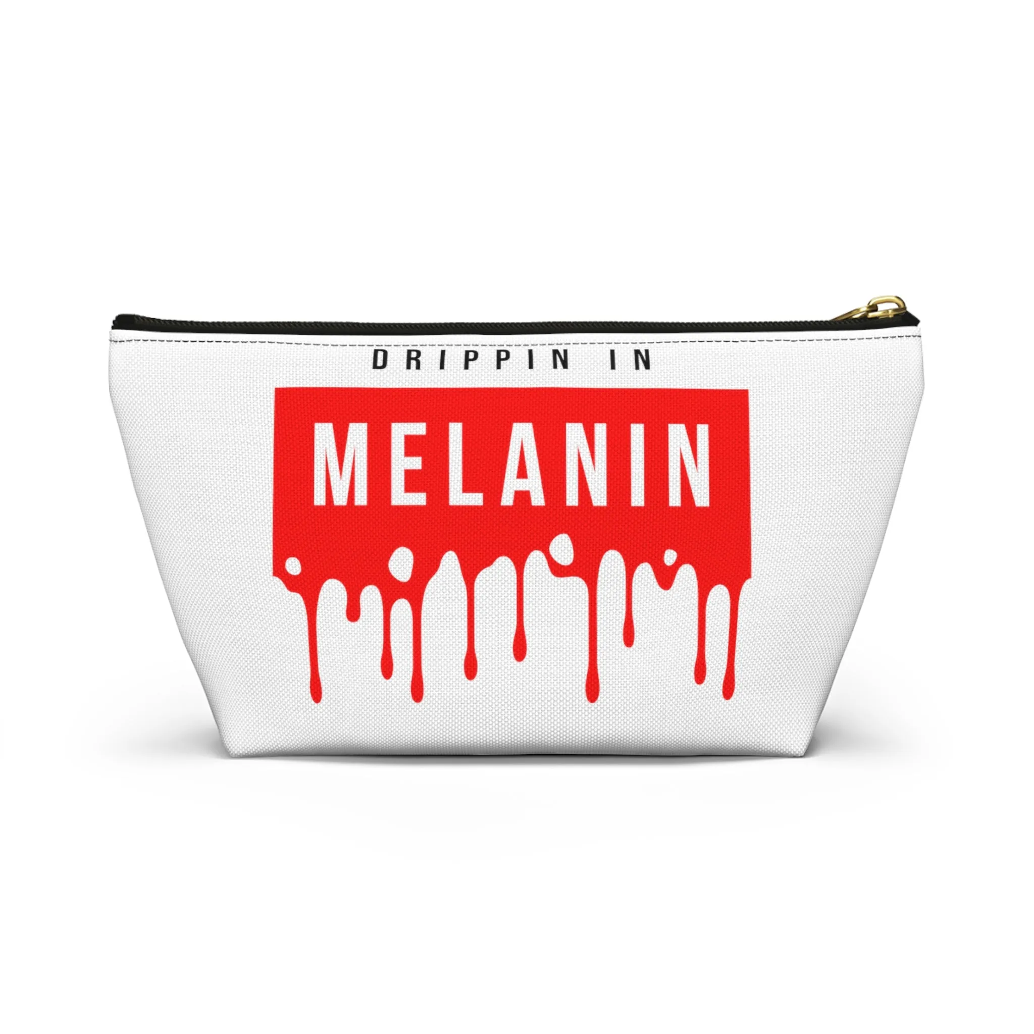 Drippin in Melanin - Accessory Pouch w T-bottom