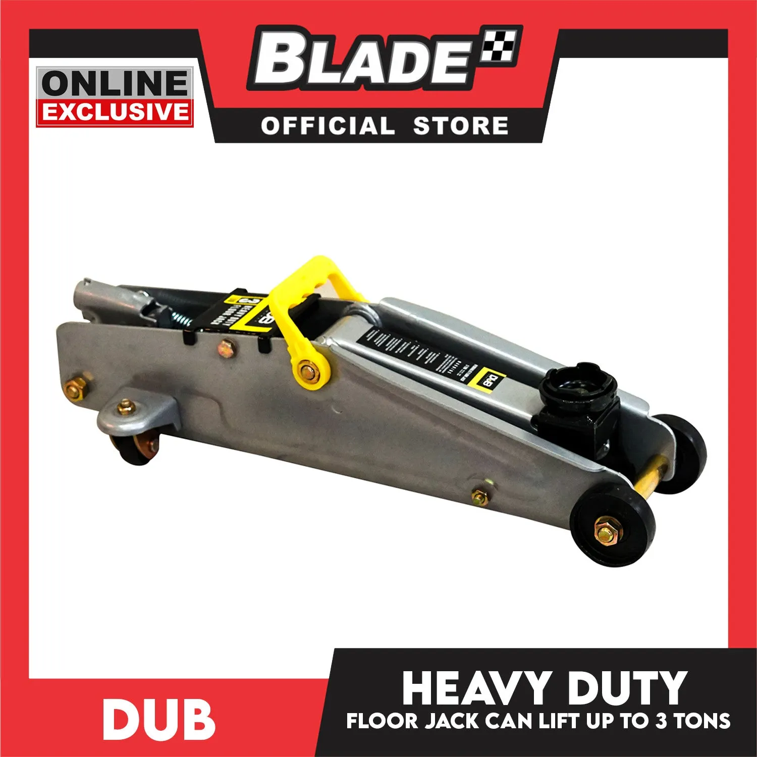 Dub Heavy Duty Floor Jack 3 Ton (Without Carry Case)