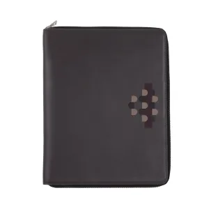 DUDU CABLE CABLE A4 leather in leather holder office tag Multicolor ipad tablet taps with zip