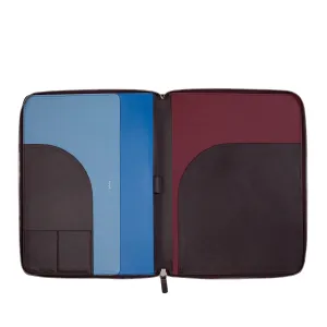 DUDU CABLE CABLE A4 leather in leather holder office tag Multicolor ipad tablet taps with zip