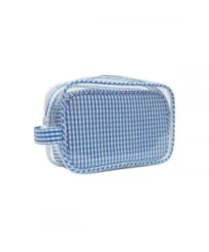 Duo Clear Gingham Cosmetic Pouches