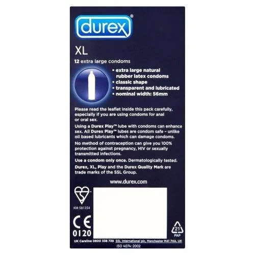 Durex Comfort XL (12 Pack)