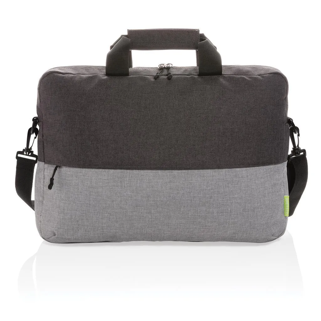 Dvobojna eko RPET 15.6" RFID torba za laptop