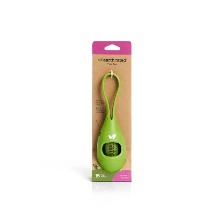 Earth Rated Leash Dispenser With 15 Poop Bags