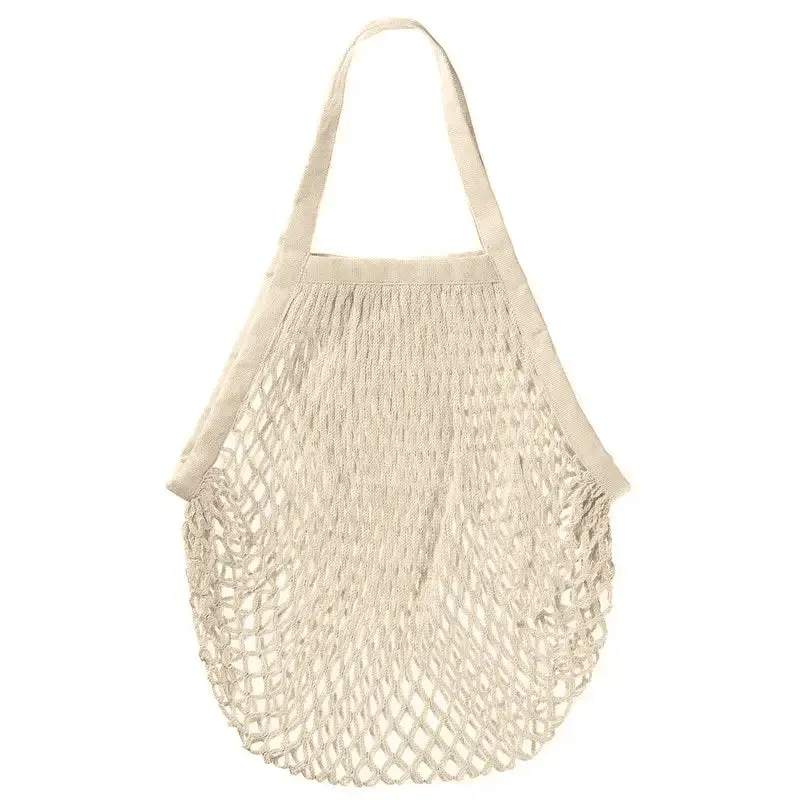 Eco-Friendly Recycled Cotton Reusable Shopping String Tote Bag
