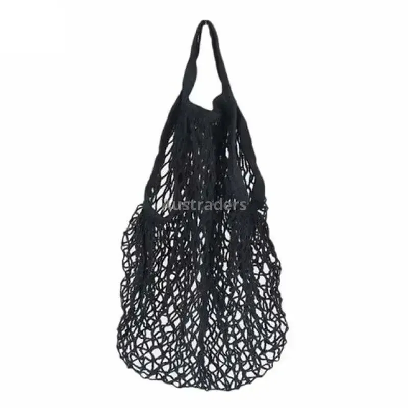 Eco-Friendly Recycled Cotton Reusable Shopping String Tote Bag