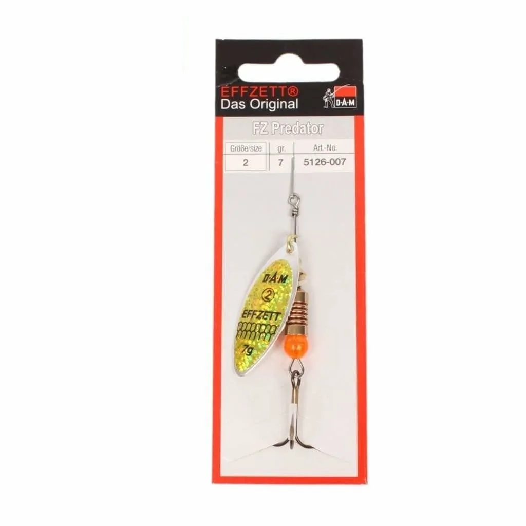 Effzett Predator Yellow Glitter Spinner
