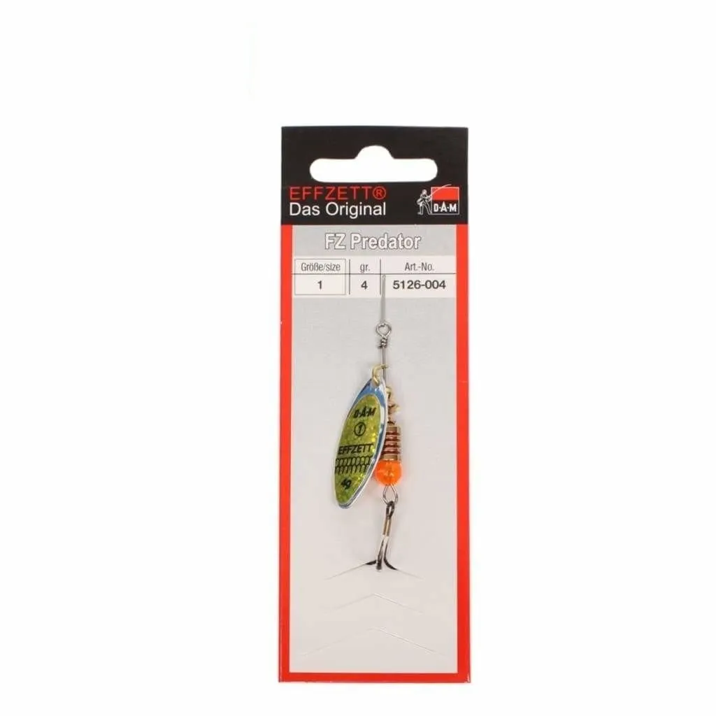 Effzett Predator Yellow Glitter Spinner