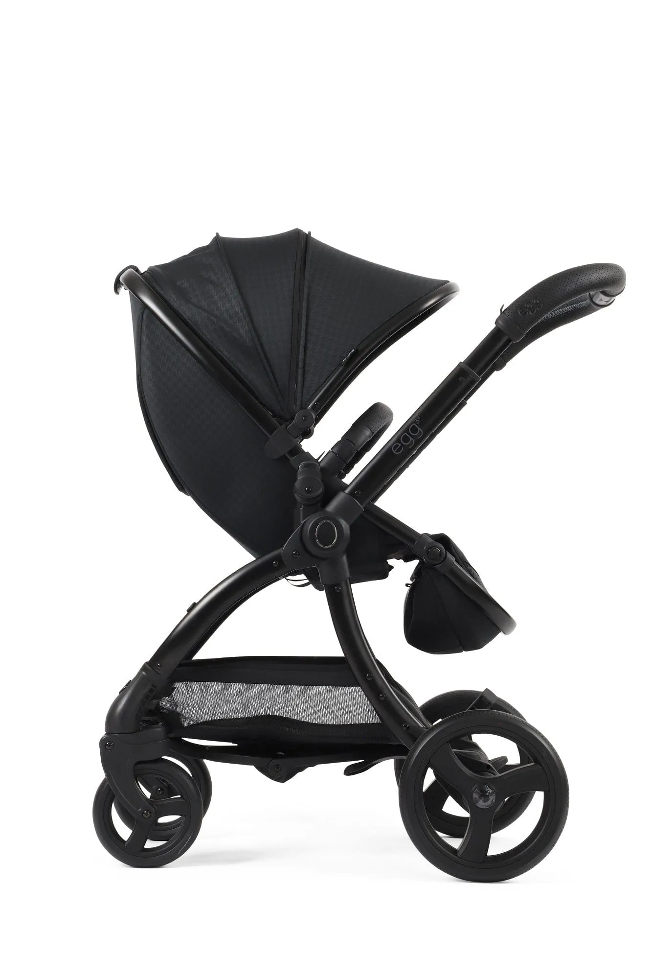 Egg 3 Stroller and Carrycot - Houndstooth Black