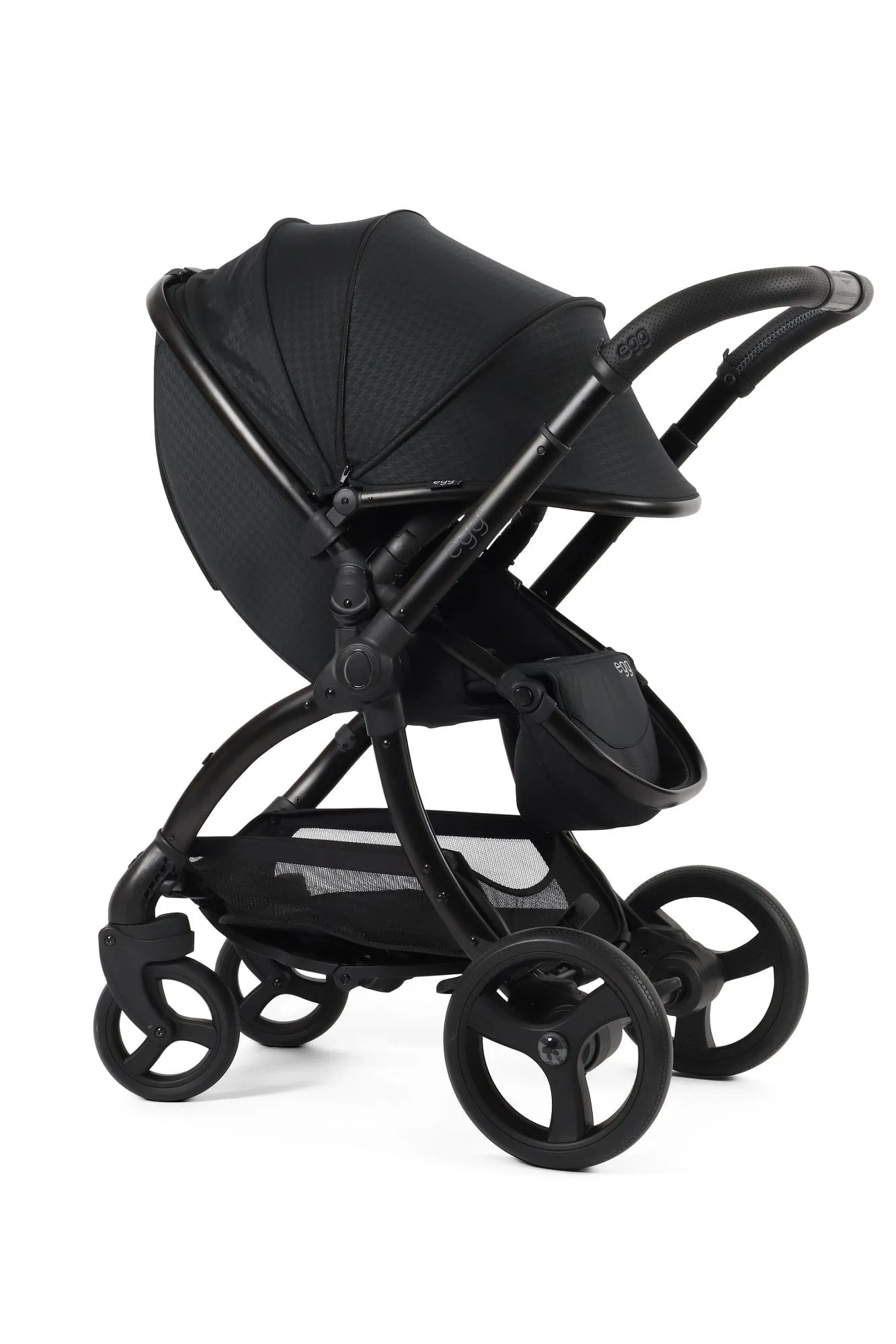 Egg 3 Stroller and Carrycot - Houndstooth Black