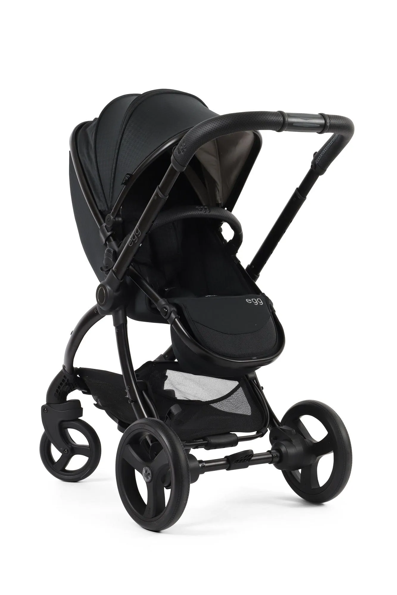 Egg 3 Stroller and Carrycot - Houndstooth Black