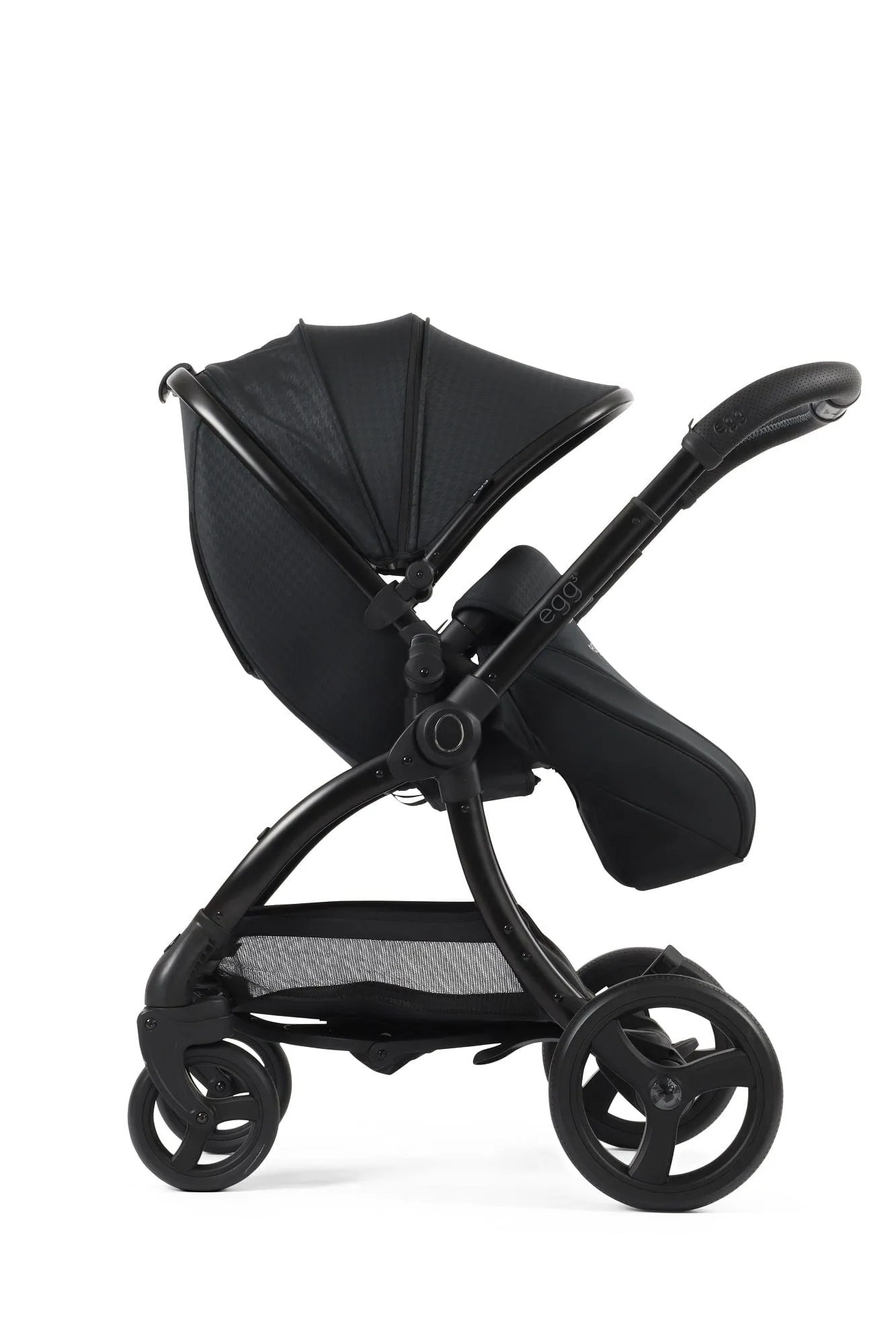Egg 3 Stroller and Carrycot - Houndstooth Black
