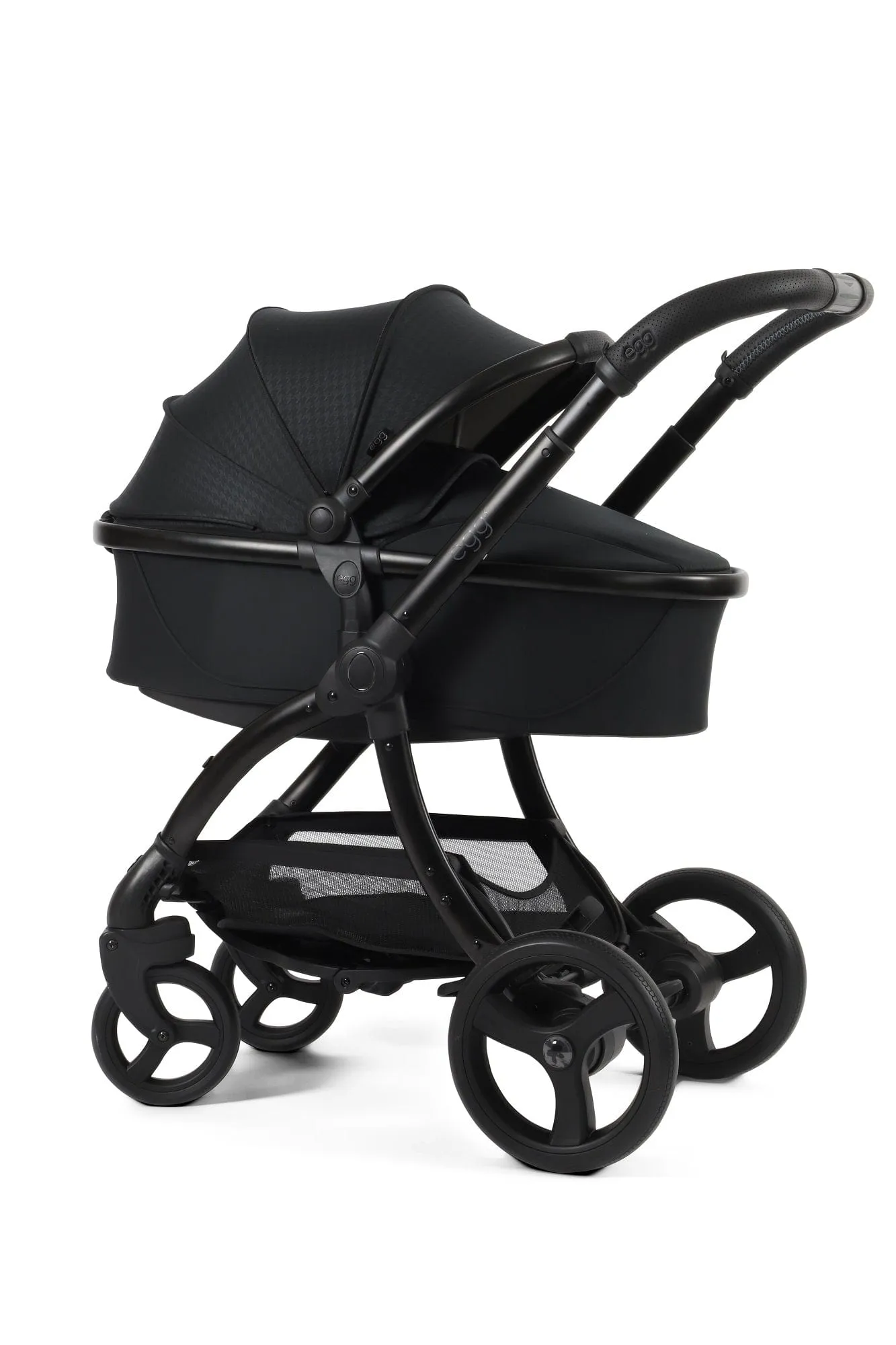 Egg 3 Stroller and Carrycot - Houndstooth Black