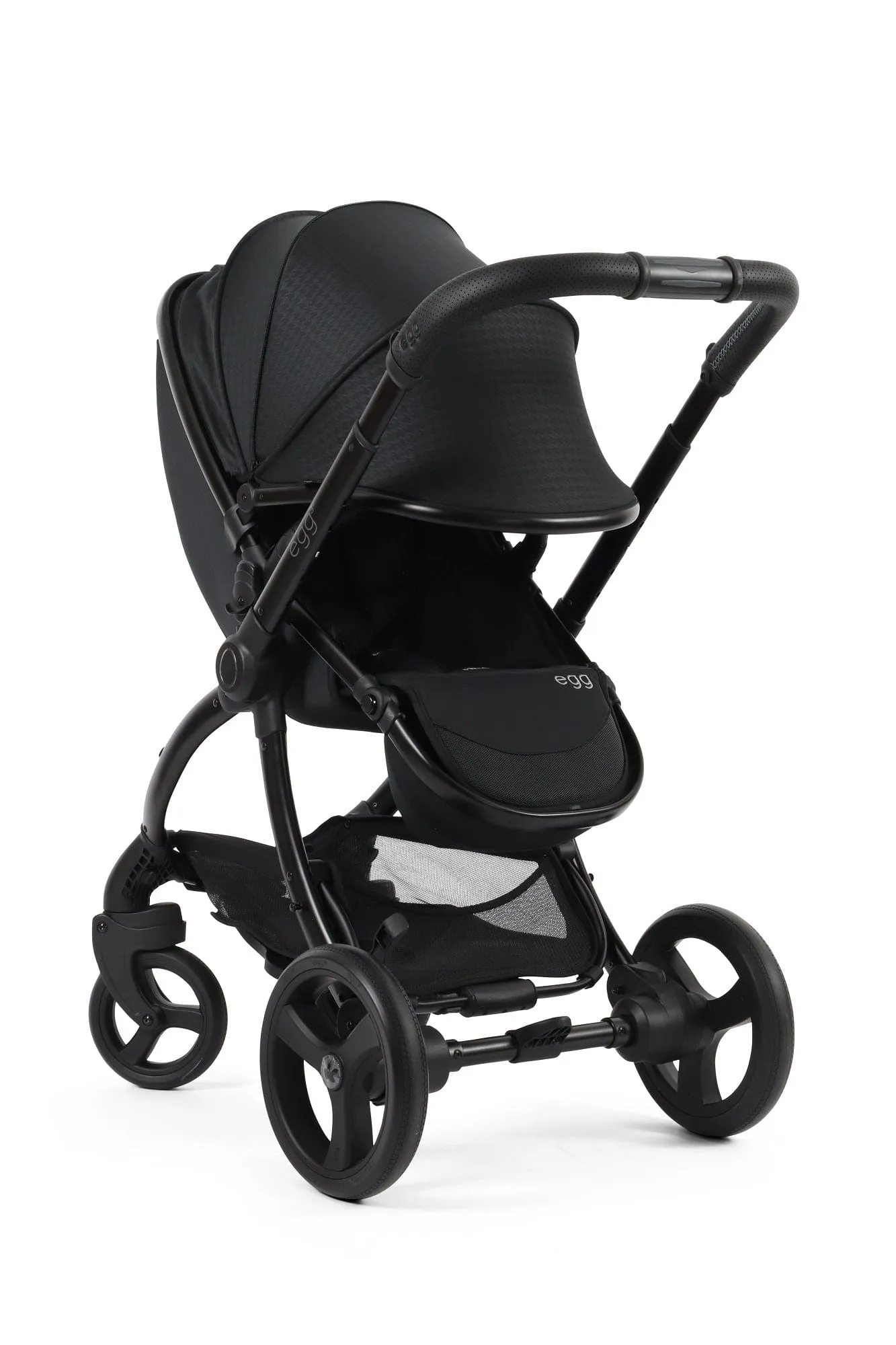 Egg 3 Stroller and Carrycot - Houndstooth Black