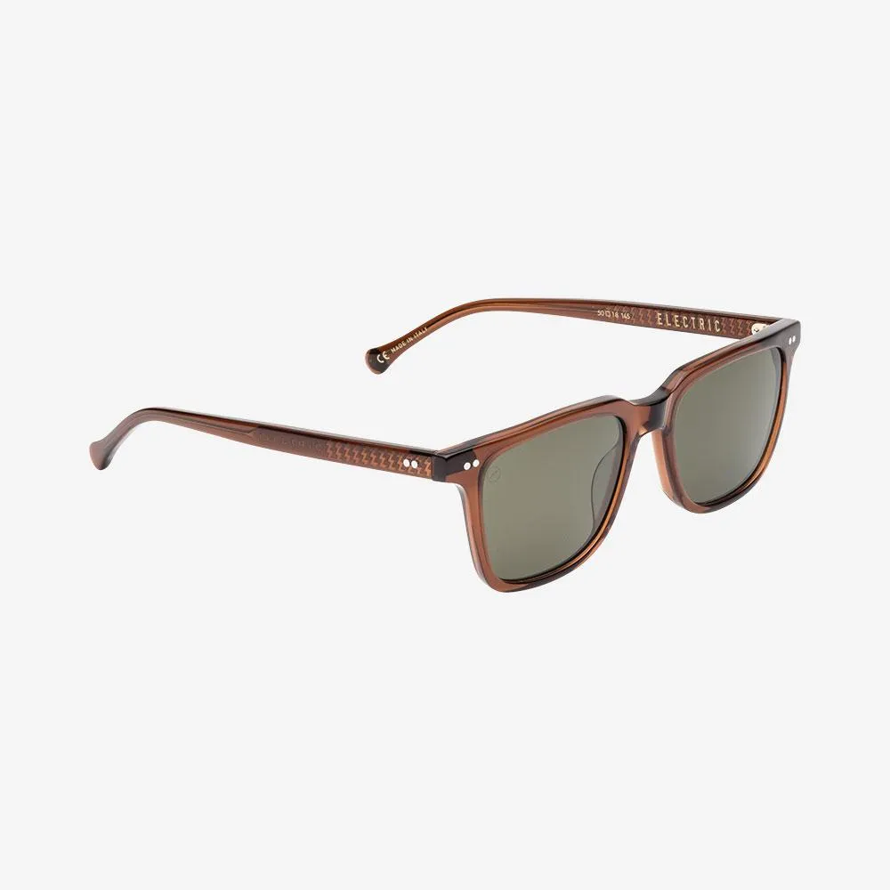 Electric Birch Sunglasses - Coffee Bio Acetate/Grey Polarized