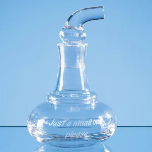 Engraved Whisky Mini Still Glass Decanter