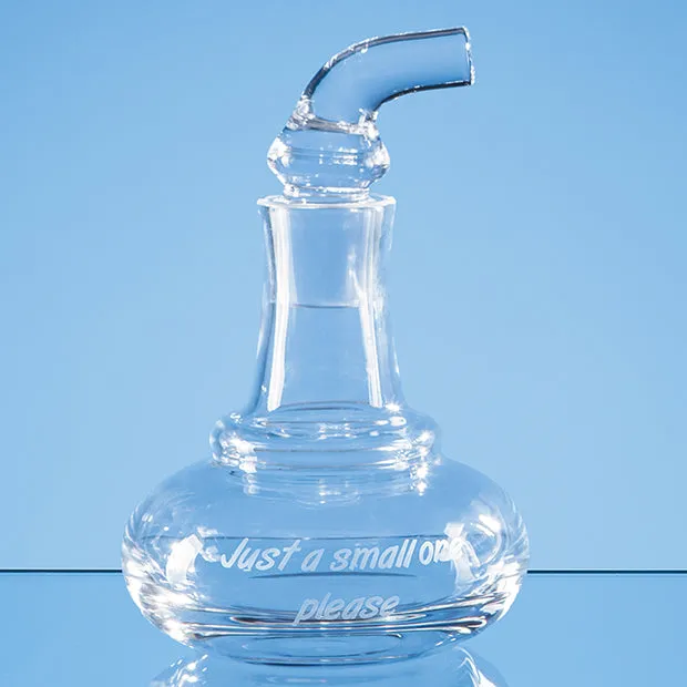 Engraved Whisky Mini Still Glass Decanter