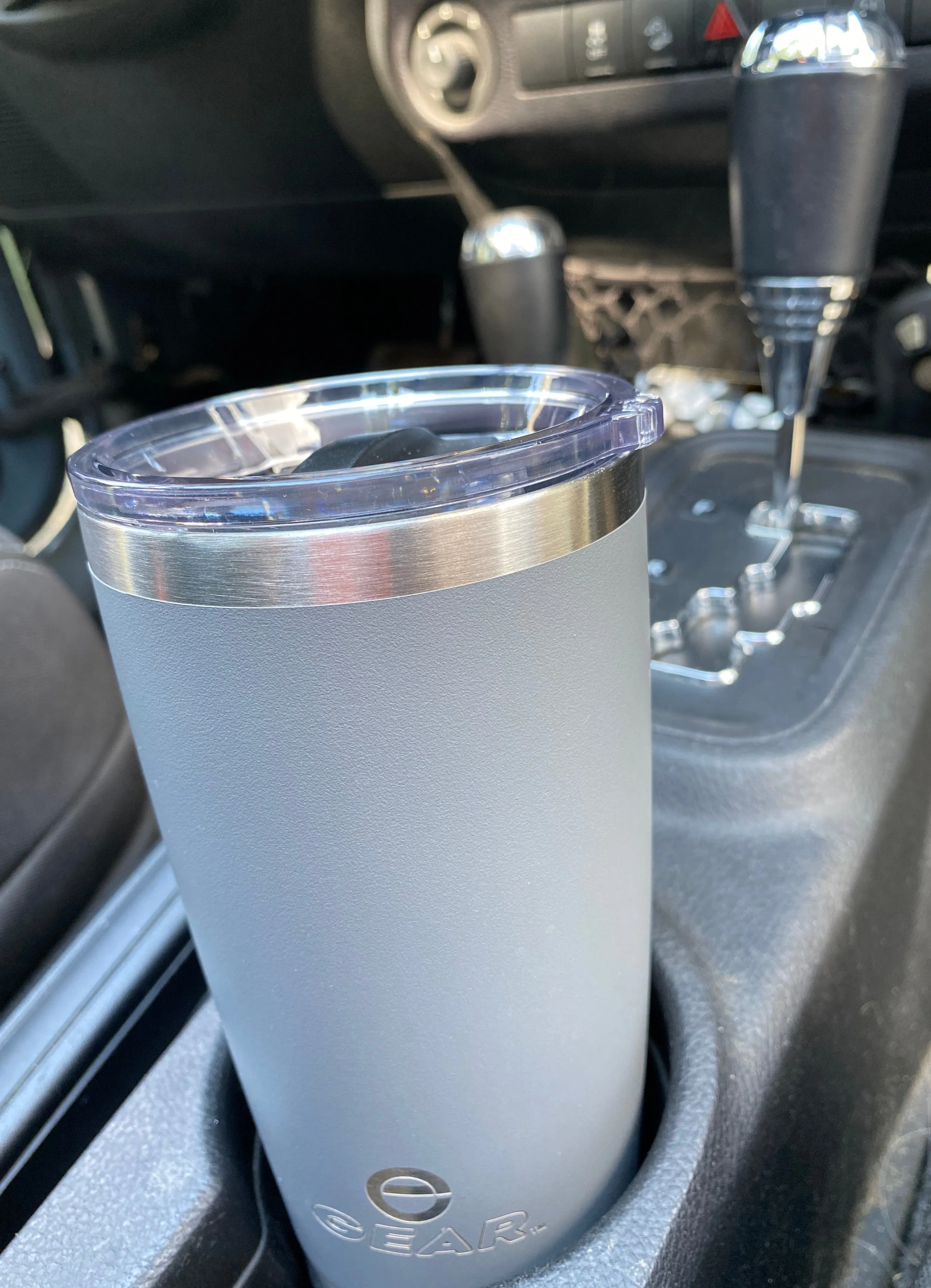Enthusiast Gear 20 oz Tumbler with Magnetic Slider Lid, Stainless Steel, Vacuum Insulated for Hot and Cold Drinks