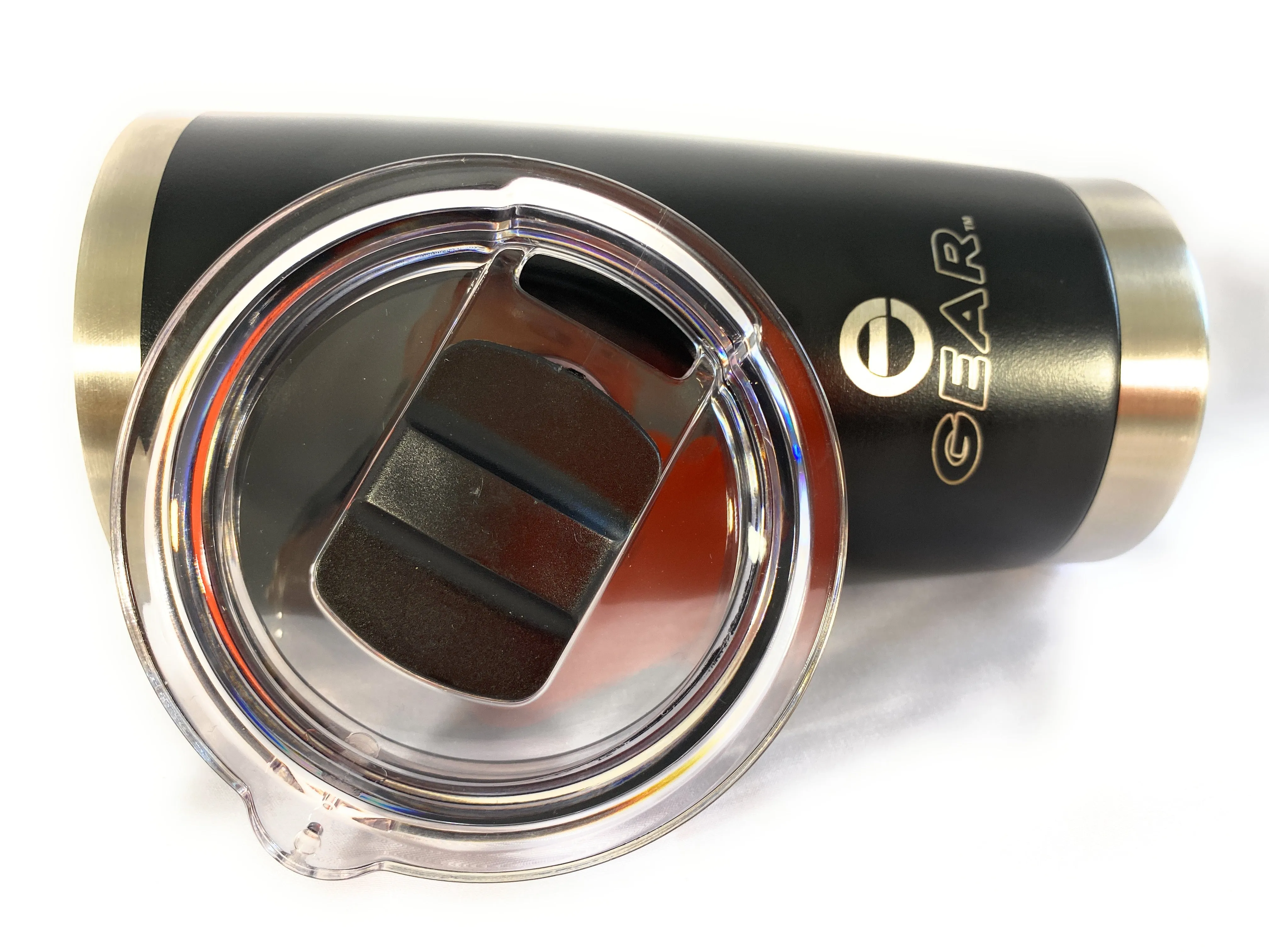 Enthusiast Gear 20 oz Tumbler with Magnetic Slider Lid, Stainless Steel, Vacuum Insulated for Hot and Cold Drinks