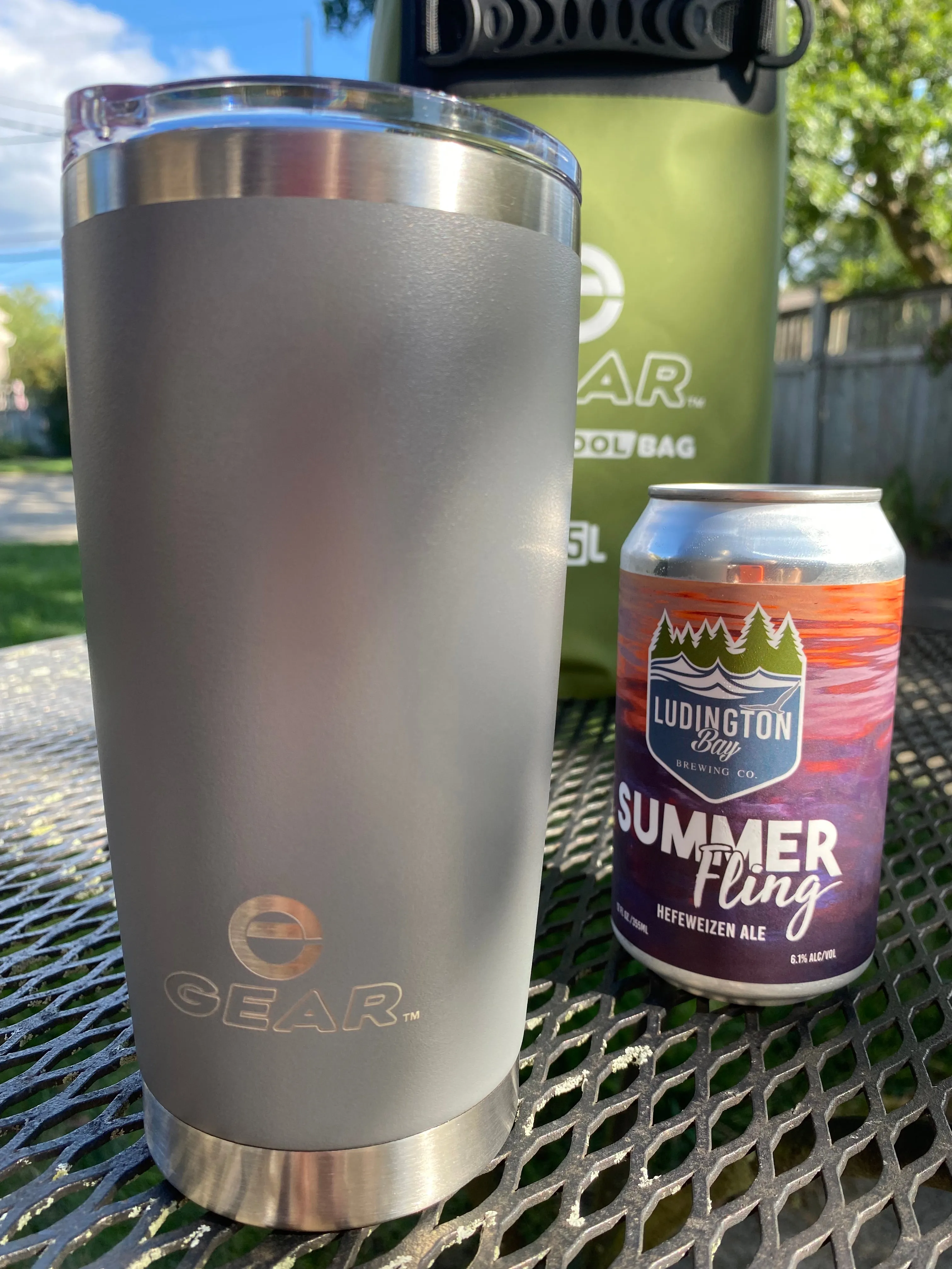 Enthusiast Gear 20 oz Tumbler with Magnetic Slider Lid, Stainless Steel, Vacuum Insulated for Hot and Cold Drinks