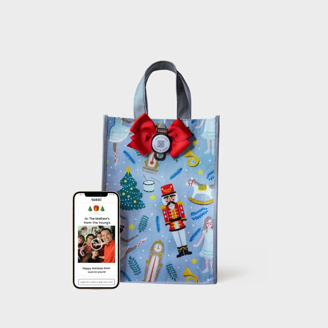 Everything Under the Tree - Festive Collection | Reusable Gift Bag   QR Greeting Card Bundle | 15 Pieces