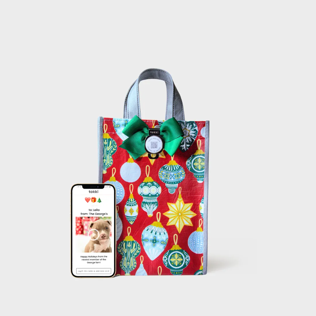Everything Under the Tree - Festive Collection | Reusable Gift Bag   QR Greeting Card Bundle | 15 Pieces