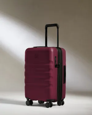 Expandable Carry-on Luggage in Heather Purple - Icon Stripe