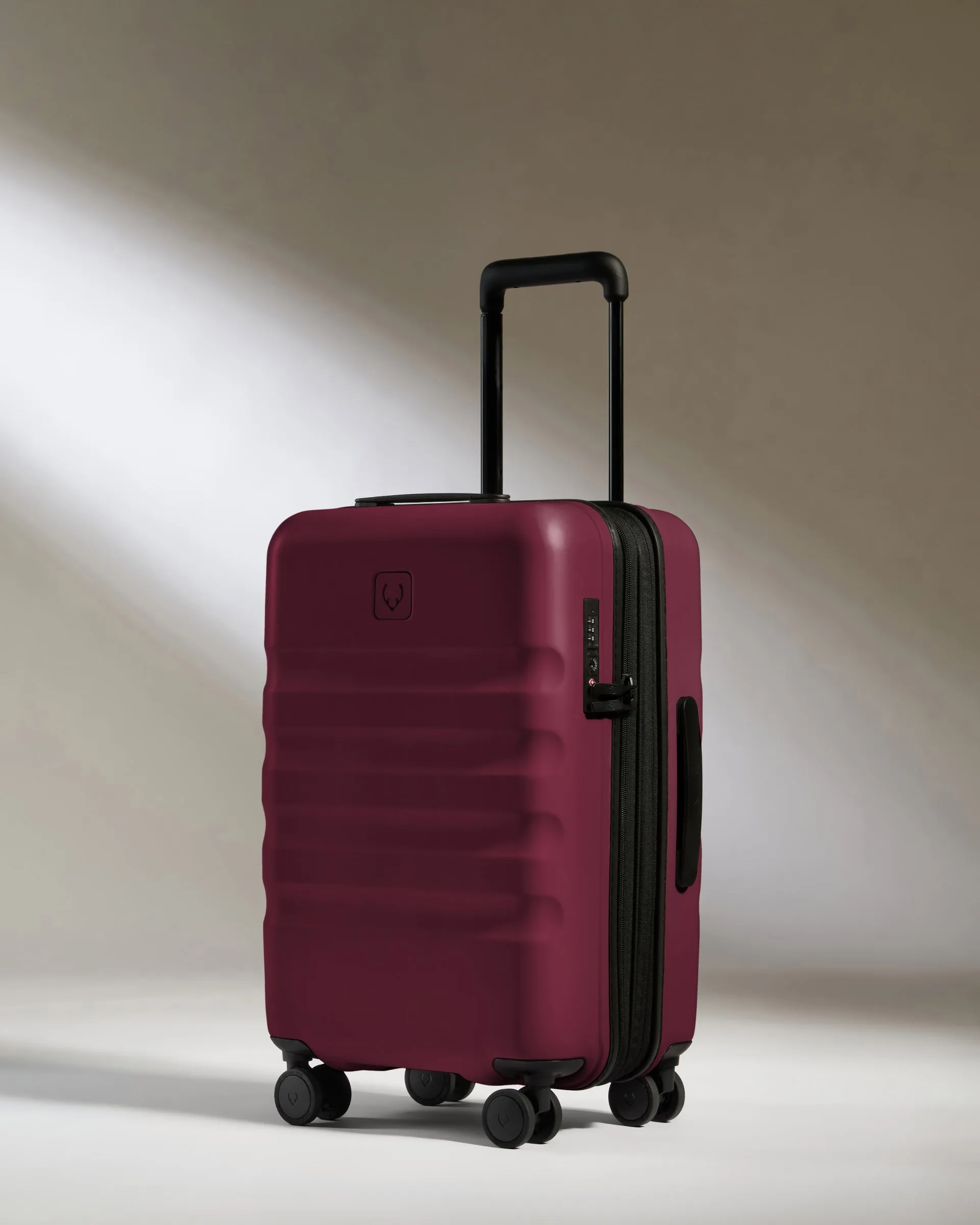 Expandable Carry-on Luggage in Heather Purple - Icon Stripe