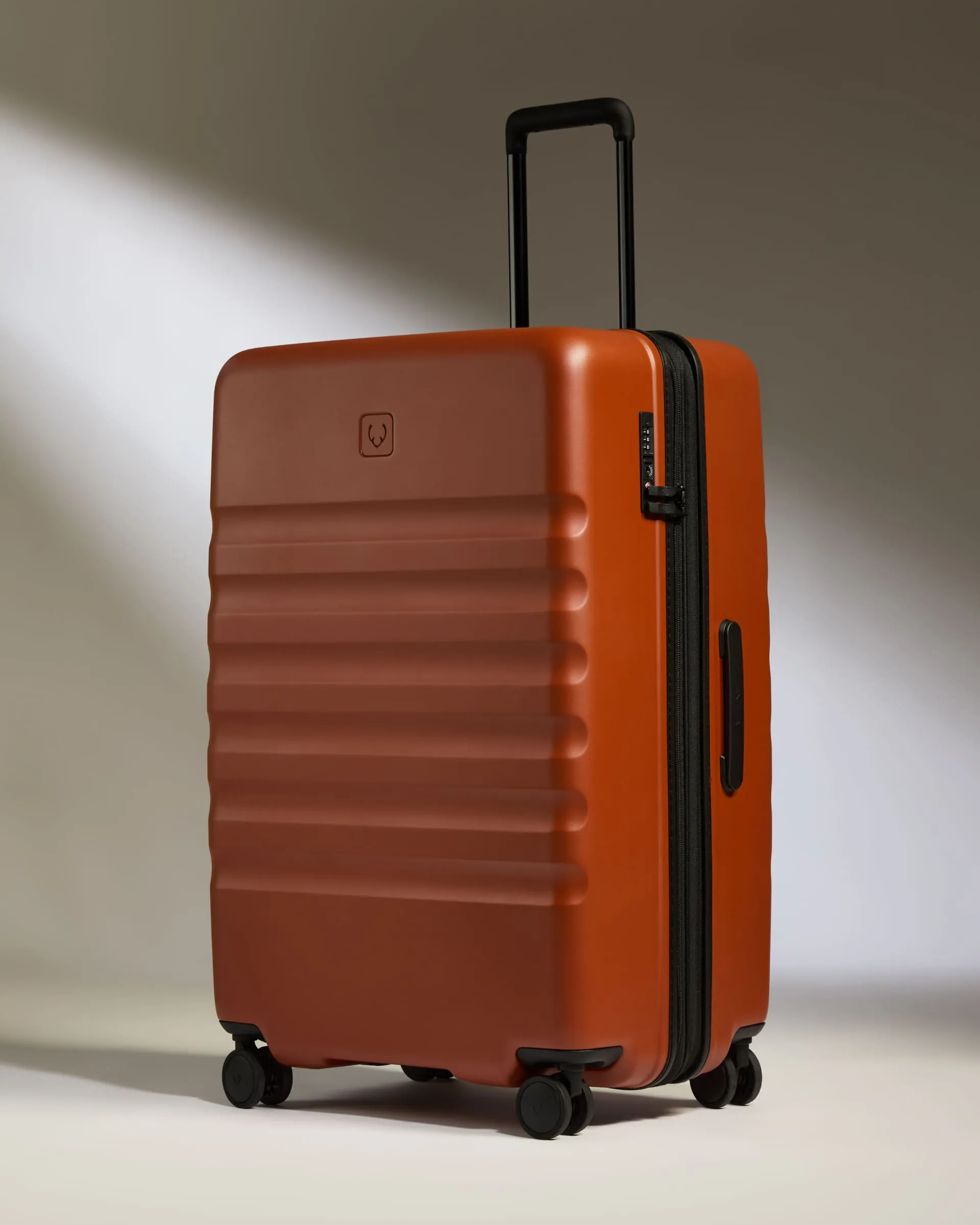 Expandable Carry-on Luggage Set in Maple Red - Icon Stripe