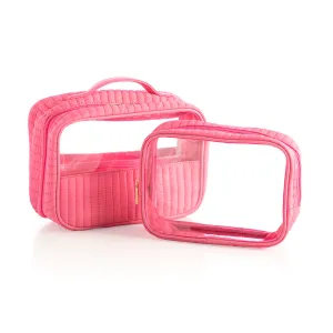 Ezra Clear Cosmetic Case Set