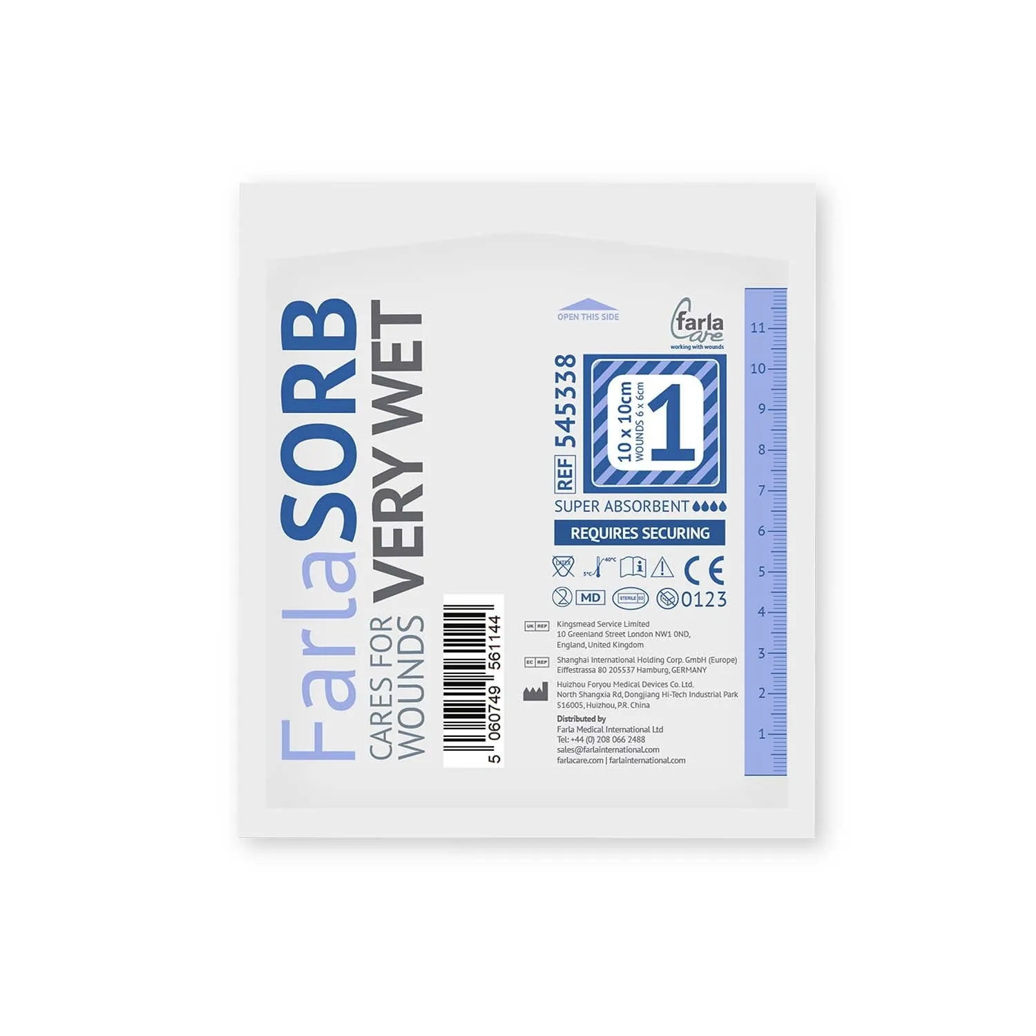 FarlaSORB Super Absorbent | 10 x 10cm | Pack of 5