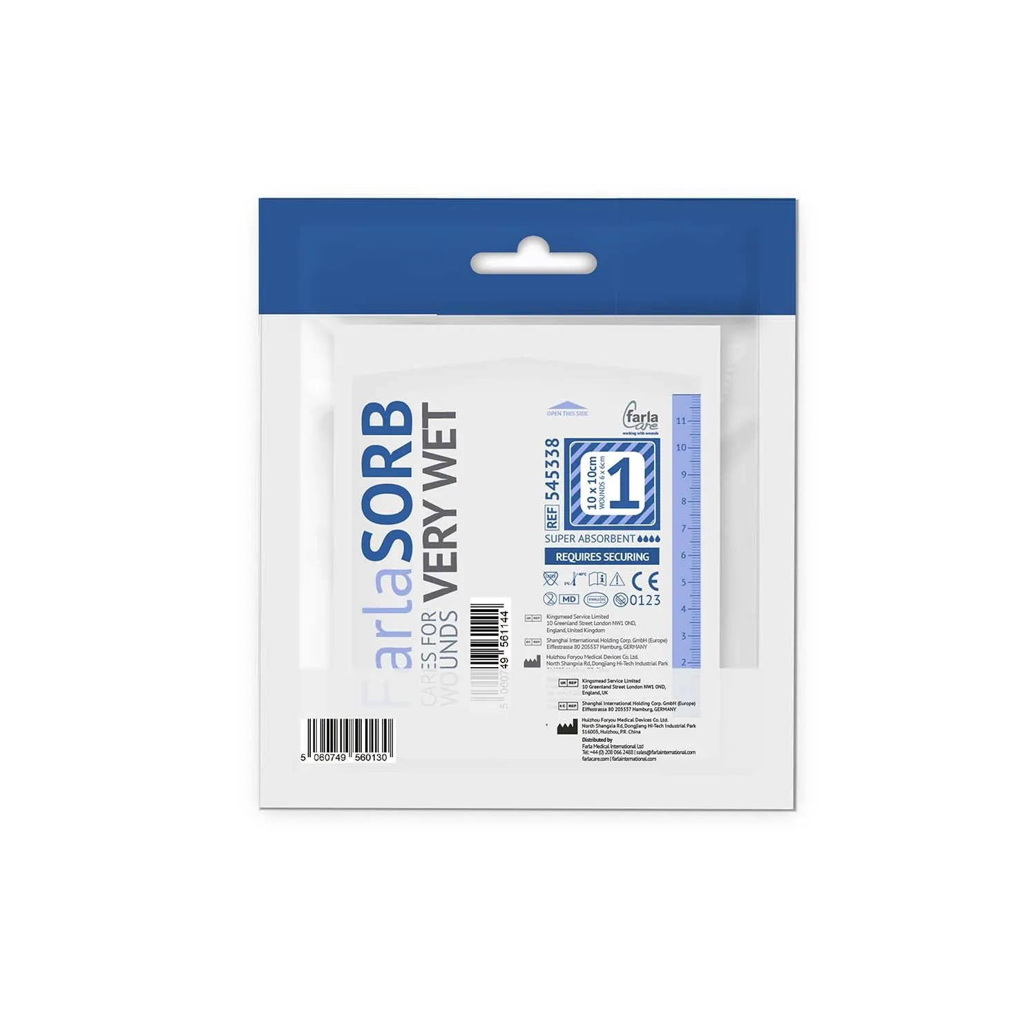 FarlaSORB Super Absorbent | 10 x 10cm | Pack of 5