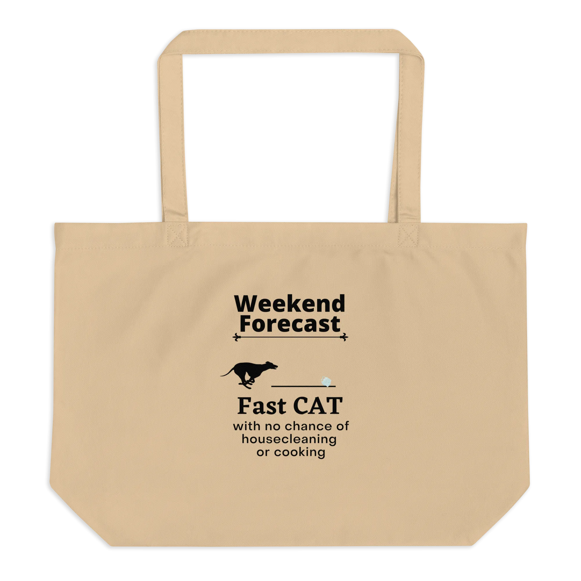 Fast CAT Weekend Forecast X-Large Tote/ Shopping Bags